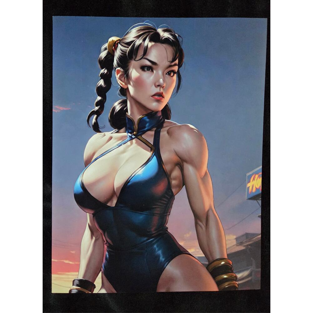 Chun-Li - Street Fighter - 8.5" x 11" Art print